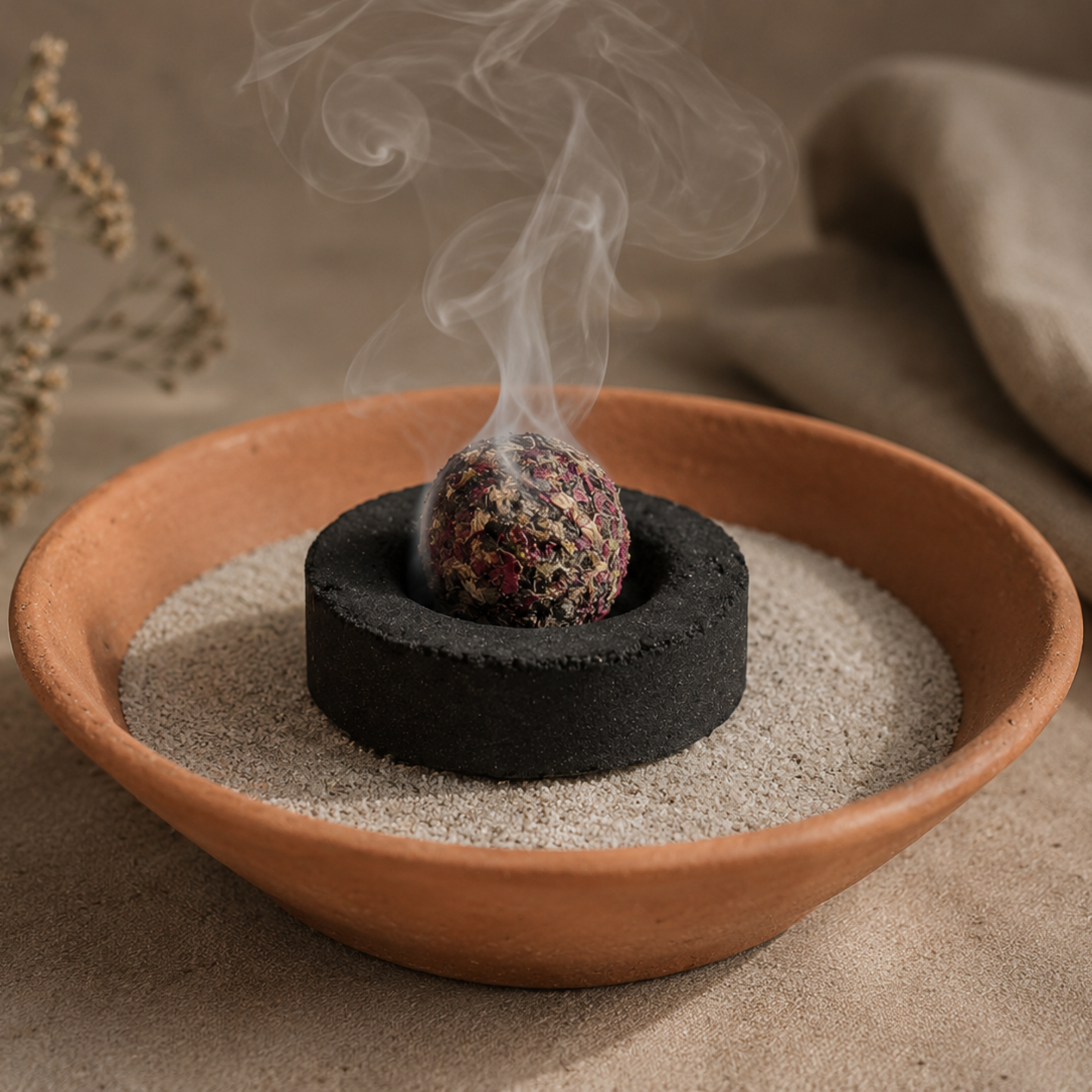 Kyphi Ritual Set "Seraya" - tiefer Duft für bewusste Abendstunden