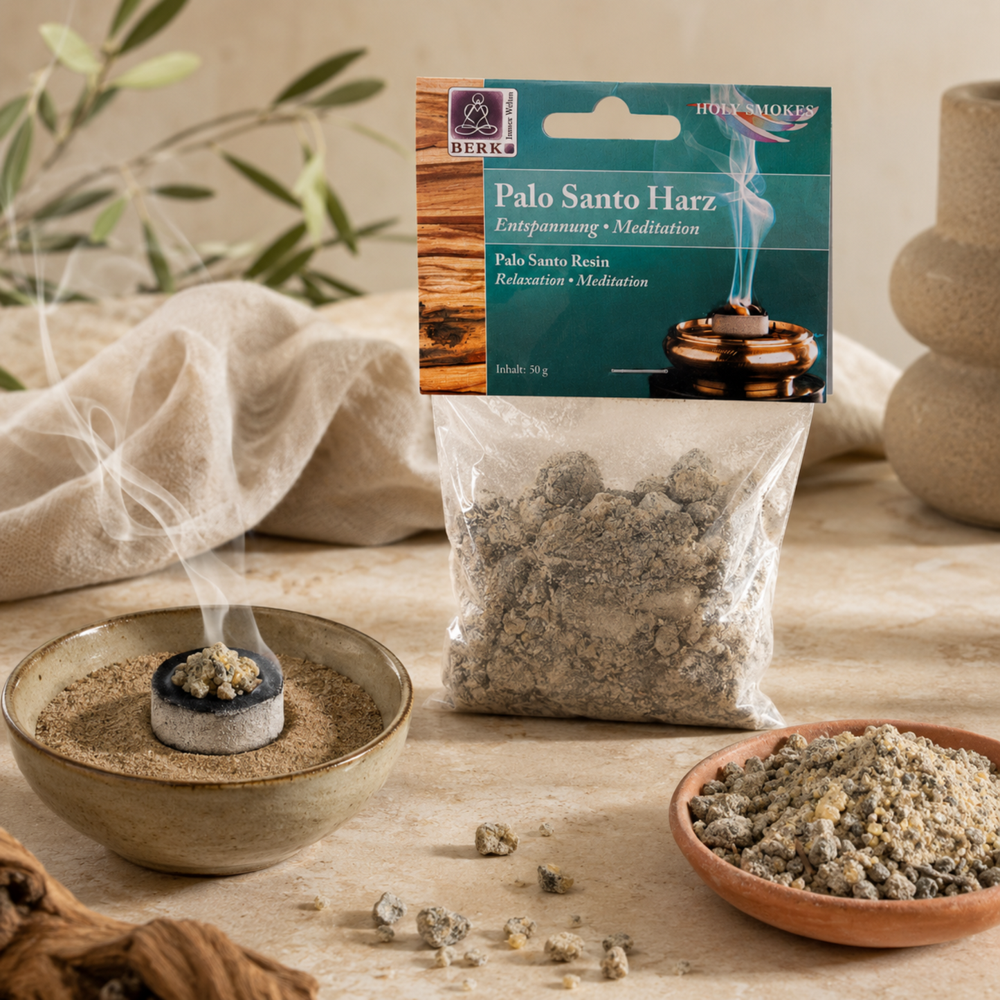 Palo Santo Harz „Aureo“ – süßer Holzduft für Meditation und stille Sammlung